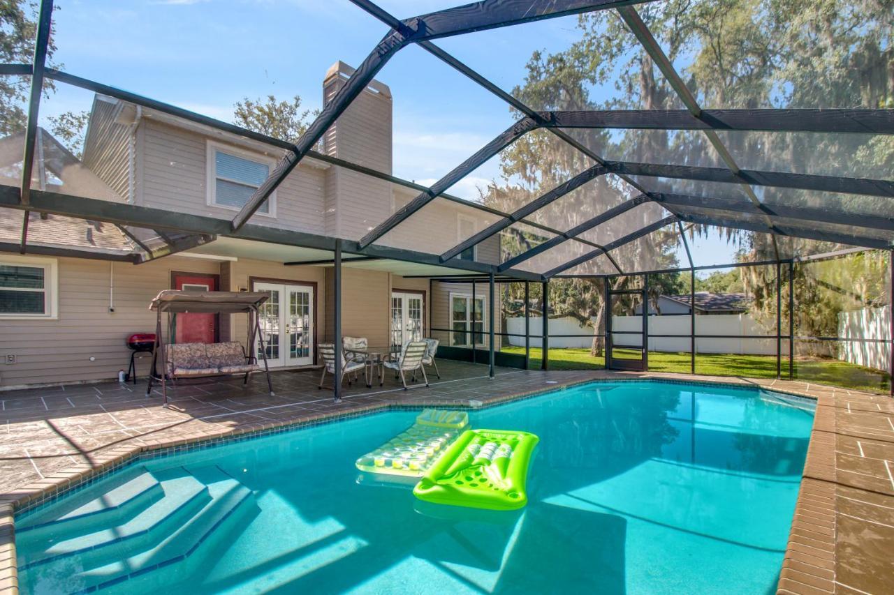 Tampa Bay Pool Home With Heated Pool 브랜던 외부 사진